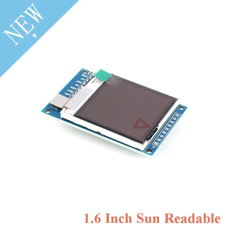 Последовательный ЖК дисплей 1 6 дюйма SPI TFT экран модуля 130*130 SSD1283 видимый под