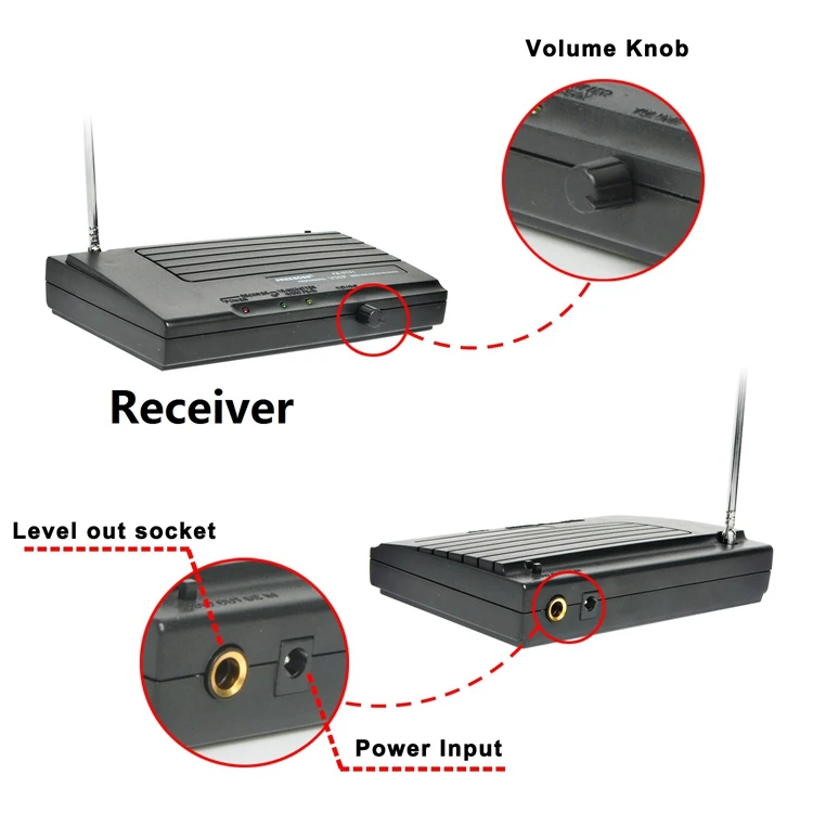 Freeboss FB-GT01 VHF беспроводной гитарный микрофон
