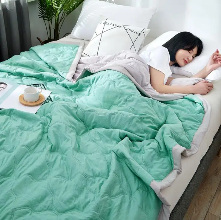 Korean version of washable cotton can wash air conditioned quilts for summer gifts Quilting cover | Дом и сад