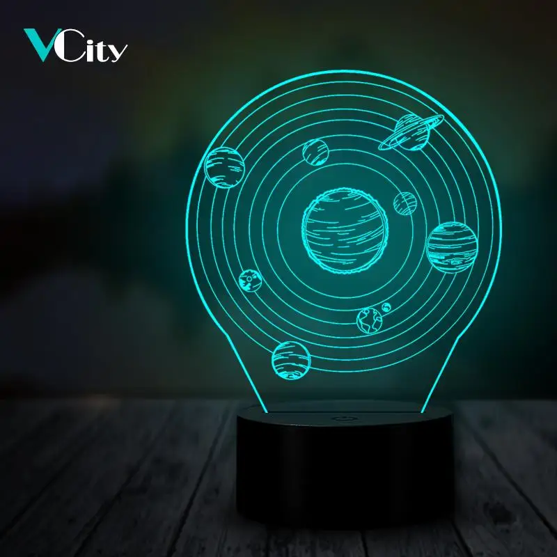 3D ночник VCity Galaxy домашнее декоративное освещение в виде звезд молочного пути