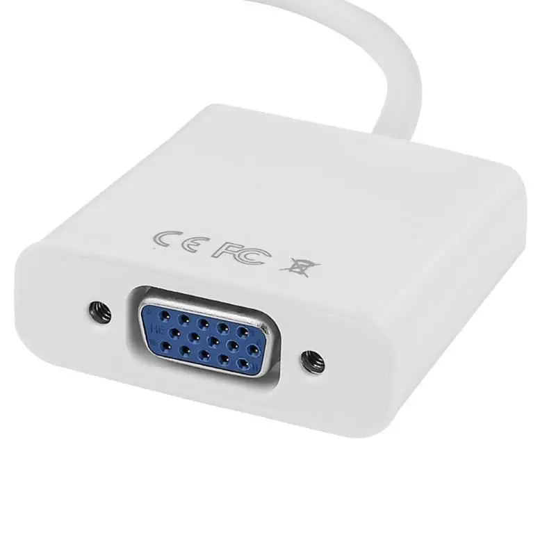 HDMI к VGA адаптер провод поддержка горячей замены позолоченный 1080P конвертер «Папа-мама» аудио-видео кабель Поддержка HDCP 1,0/1,1/1,2
