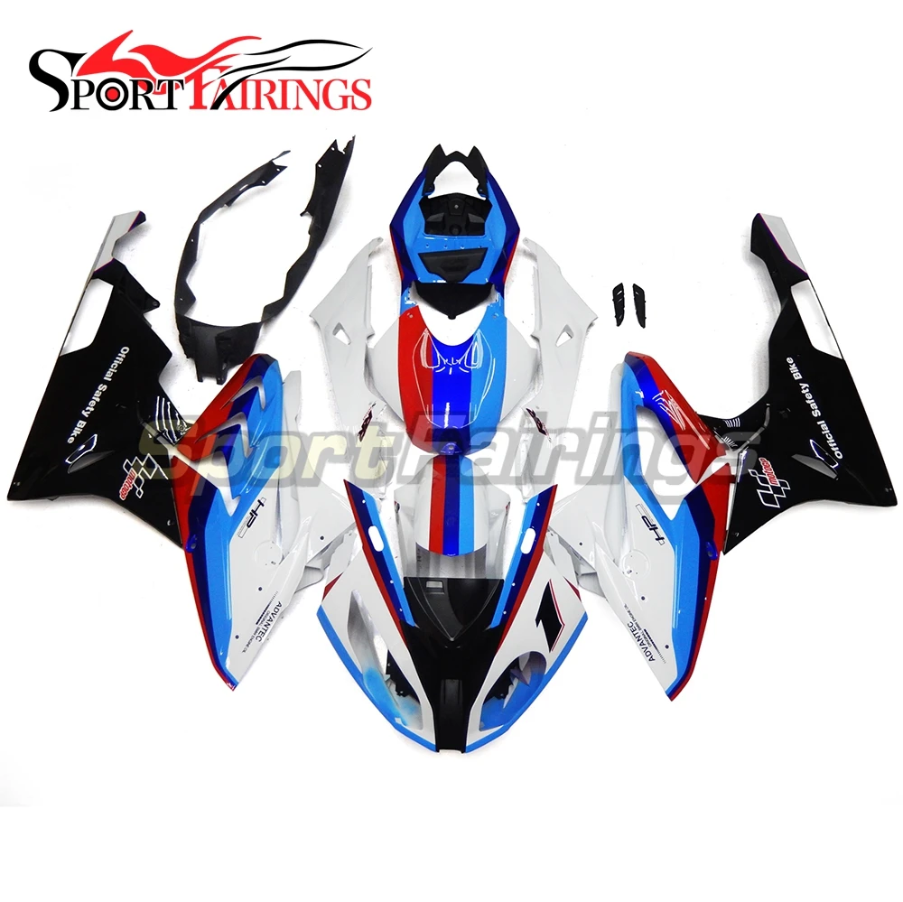 Блестящие синие жемчужные белые комплекты для корпуса BMW S1000RR 15 16 2015 2016 Обтекатели