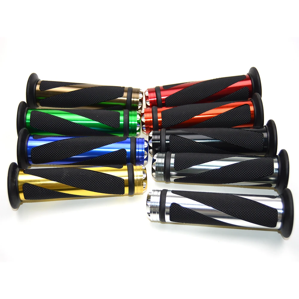 Универсальные мотоциклетные ручки 7/8 дюйма алюминиевые с ЧПУ Нескользящие