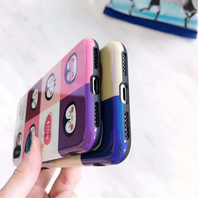 Чехол с рисунком милого медведя для Apple iphone 6 6s 7 8 Plus X XR XS Max задняя крышка 6plus 7plus 8plus
