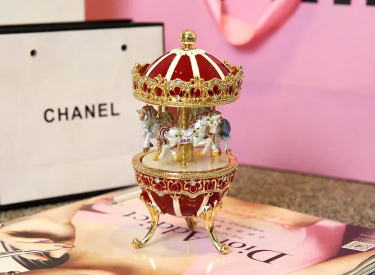 Музыкальная шкатулка с каруселем XXXG музыкальная подарок на день Святого