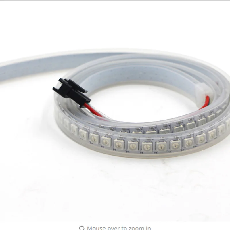 WS2812 SMD 5050 RGB Светодиодная гибкая полоса индивидуально Адресуемая WS2812B внешняя IC DC5V