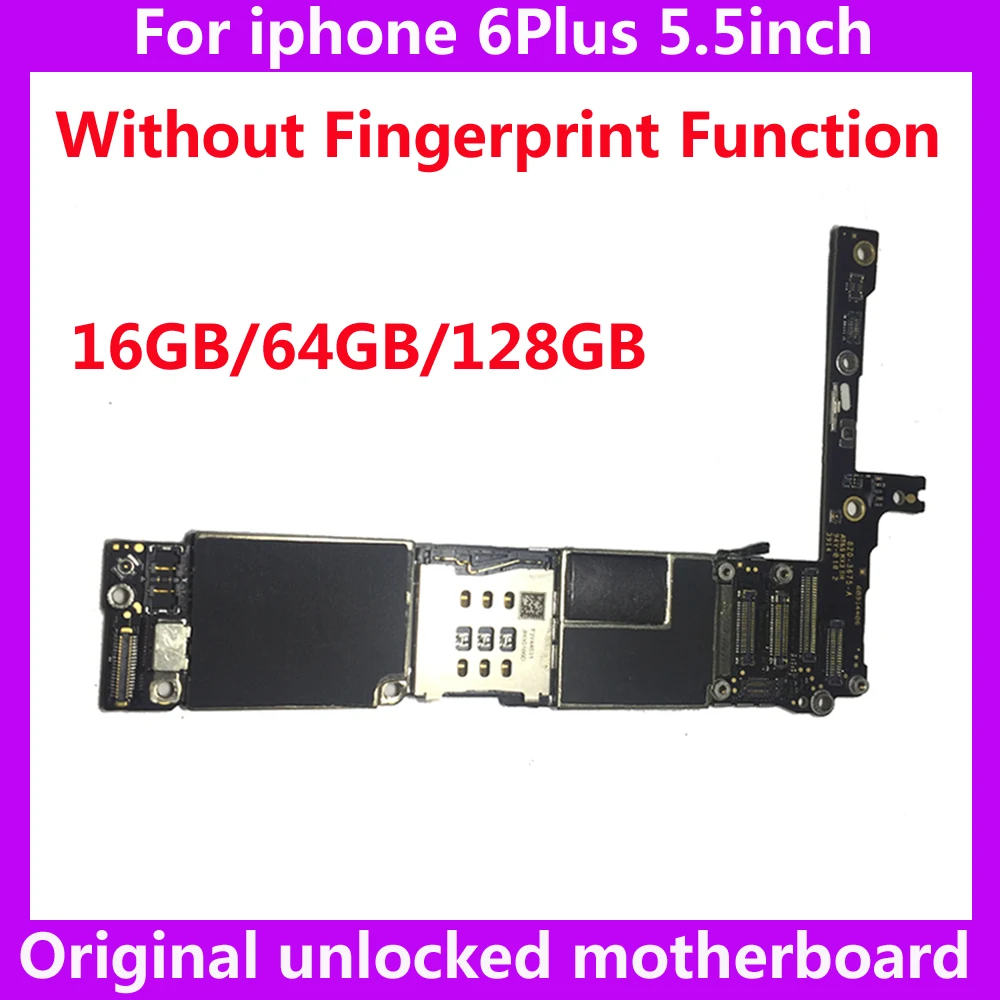 Материнская плата без отпечатков пальцев для iphone 6 Plus 16 ГБ 64 128 разблокированная P