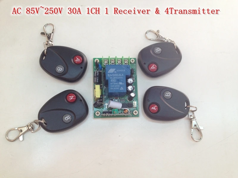 Горячая AC 85 В постоянного тока 110V 220V 230V 250V 3000W 30A 1 CH новый канал сигнала