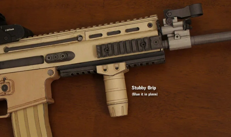 95 см 1:1 HK416 M416 Бумажная модель Штурмовая винтовка пистолет игра-головоломка подарок для мальчиков и девочек