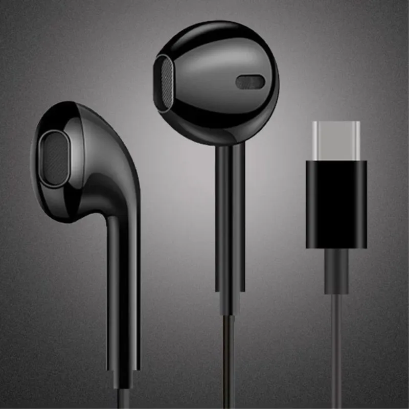 Excelvan USB Type-C наушники для Xiaomi 8 Bass гарнитура с микрофоном наушники-вкладыши C