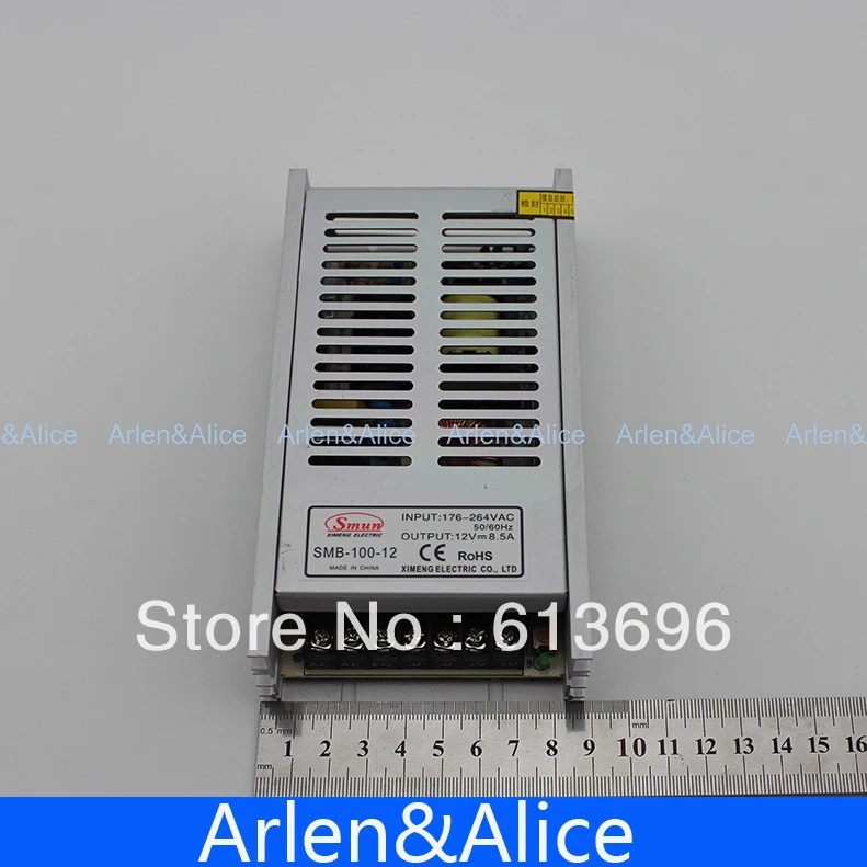 Ультратонкий одновыходной импульсный источник питания для светодиодной ленты 100