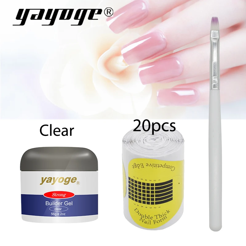 YAYOGE ногтей гель лак для Набор Камуфляж наращивания UV светодиодный Белый