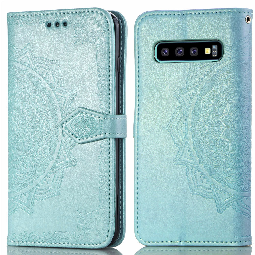 Кожаный чехол-бумажник с откидной крышкой для телефона samsung Galaxy S10 5G S10e S10 Plus S10Plus S10lite S 10 e S10+ SM G9730 G9750 G9700