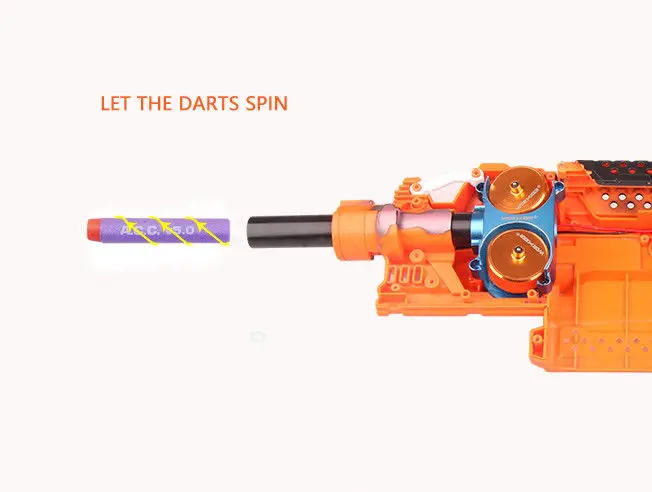 Рабочий мод бриллиантовый узор маховик обновленный комплект для Nerf Stryfe/Rapidstrike CS 18