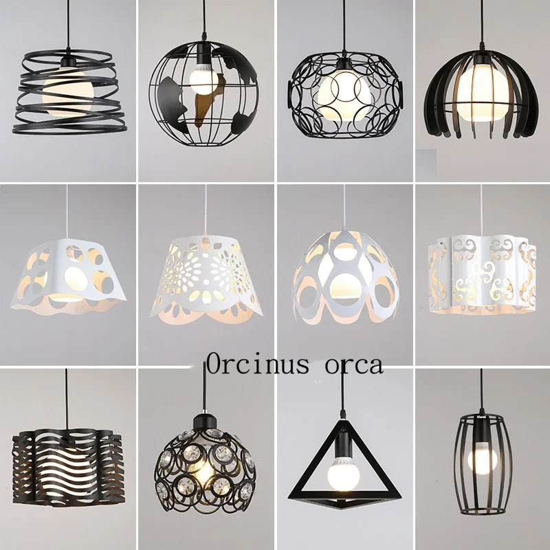 Restaurant chandelier creative personality dining room lights Nordic three modern simple aisle bar meal hangi | Лампы и освещение