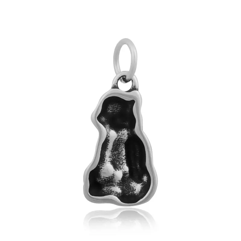12*27mm 10pcs/lot Stainless Steel DIY monkey Bead Charms for Pendant Necklace Bracelet Bangle Jewelry Making | Украшения и