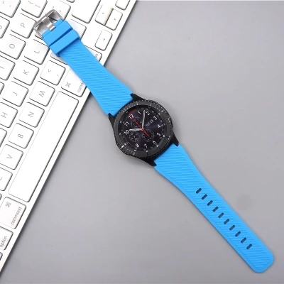Высококачественный силиконовый ремешок для часов 22 мм Samsung Gear S3 Classic/Frontier браслет