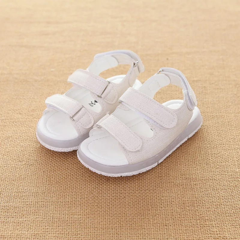 LED Kids Shoes Summer Baby Girl Sandals PU Children Soft Breathable Boy Fashion 2018 Light |