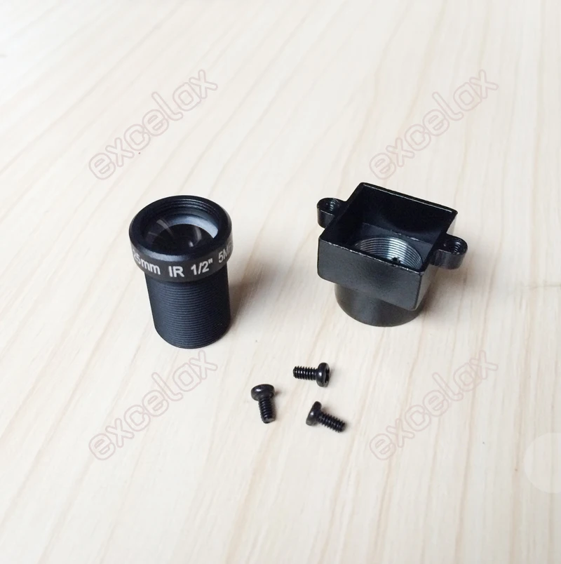 Фиксированная ИК плата для объектива видеонаблюдения 5 Мп 1/2 дюйма 25 мм M12 F2.4 с