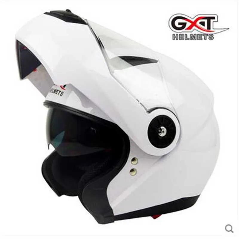 GXT черный красный мотоциклетный шлем с откидной крышкой мотоциклетные шлемы для
