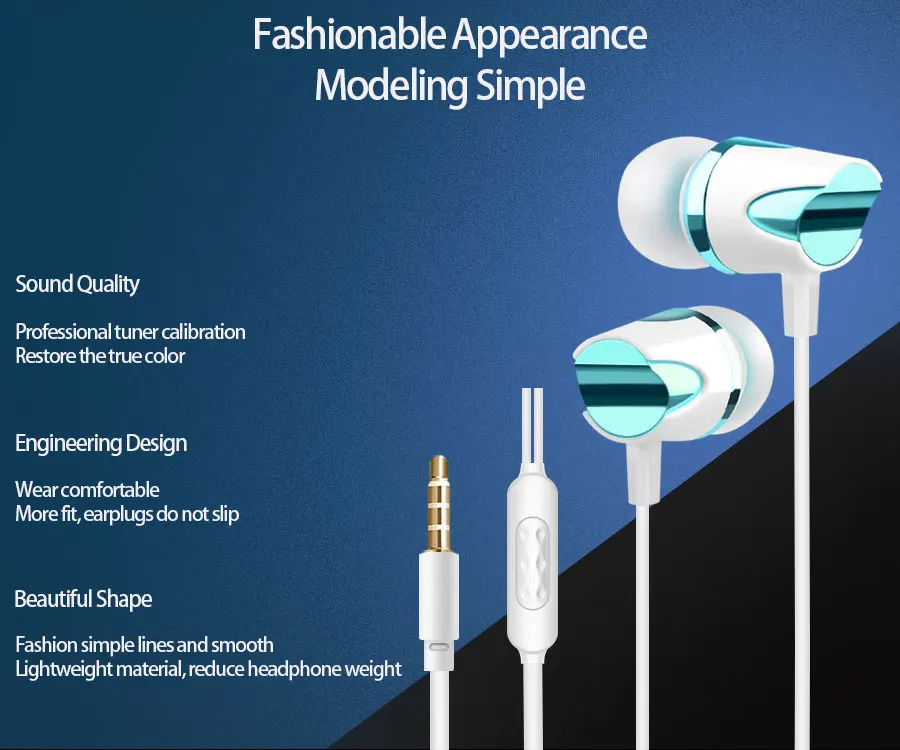 Blue-Earphone YOU FIRST беспроводные наушники спортивные Bluetooth наушники с шумоподавлением наушники Bluetooth приемник 3,5 мм с микрофоном для iPhone - Цвет: Blue-Earphone