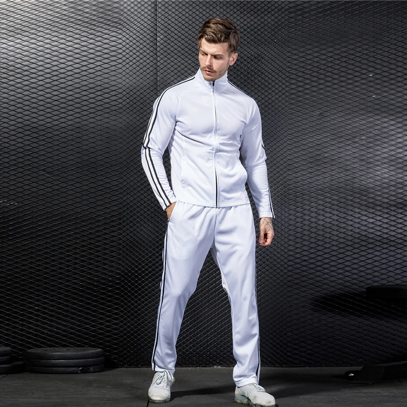 Fanceey, спортивный костюм, спортивный костюм для мужчин, с боковой полосой, для улицы, мужской спортивный костюм s, спортивная одежда, мужской костюм для фитнеса, одежда для спортзала, набор для бега