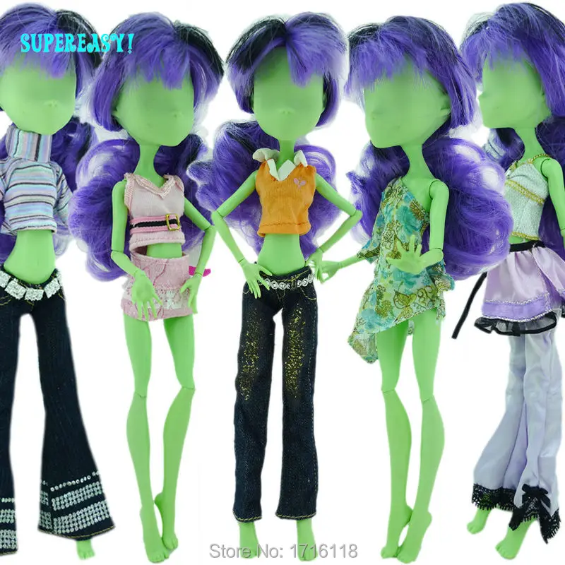 5 комплектов ручной вечерние на выбор одежда для куклы блузка платье монстра