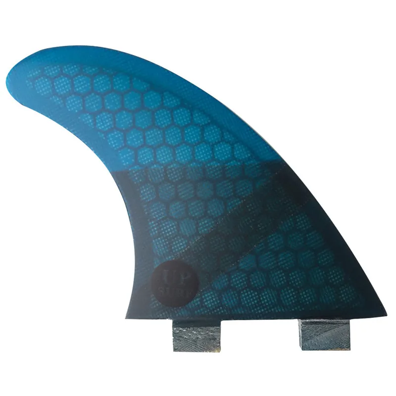 Плавники из стекловолокна для серфинга сотовый плавник голубой цвет|Серфинг| |