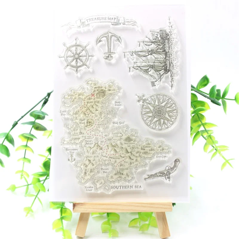 Карта прозрачный чистый силикон штампы для DIY Скрапбукинг/изготовление карт/Дети