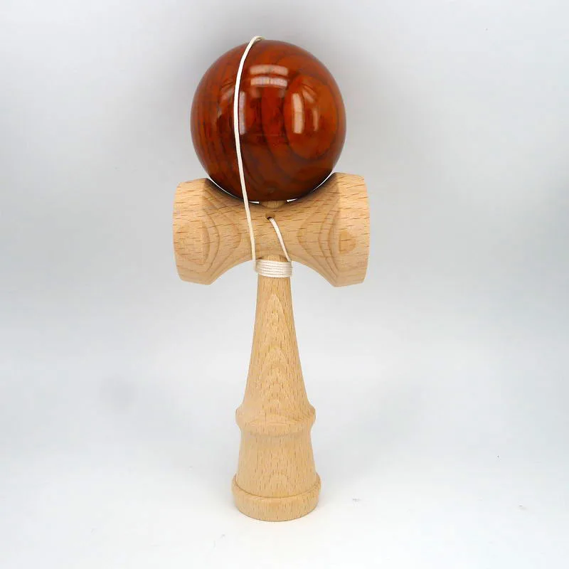 VIVEWOOD Zizyphus Jujube kendama 3 цвета на выбор Тама с прозрачным лаком Натуральный Бук Ken 18 см