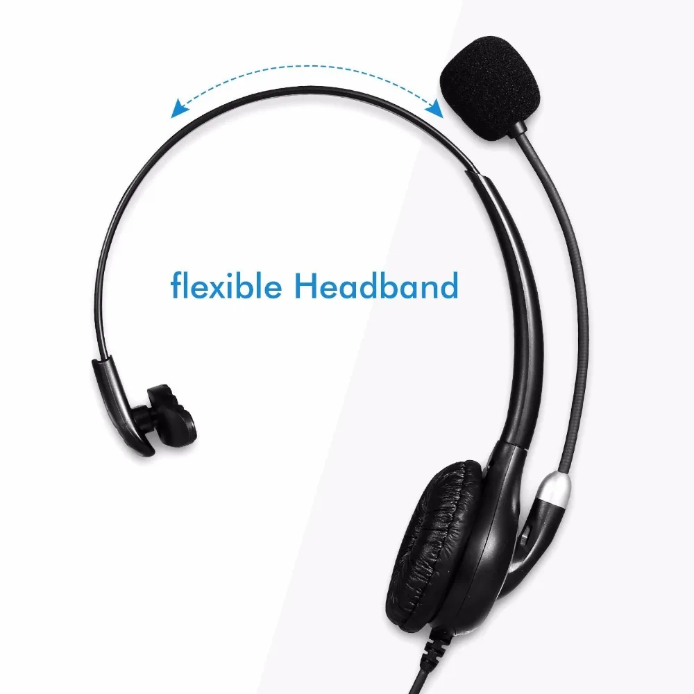 Wantek Arama Mic Проводные Наушники Телефонной Гарнитуры для Panasonic беспроводные телефоны с 2,5 мм Джек плюс много Другое DECT телефоны