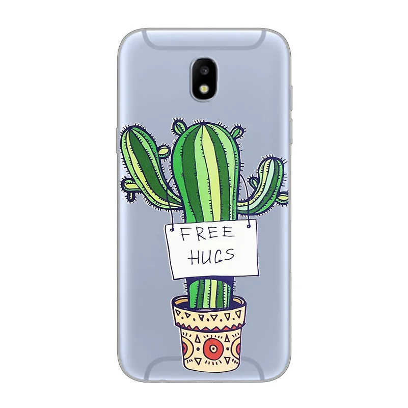 ciciber For Samsung Galaxy J8 J7 J6 J5 J4 J3 J2 J1 Pro Core Plus Prime mini 2017 2018 2016 Phone Case Cute Plant Cactus Soft TPU |