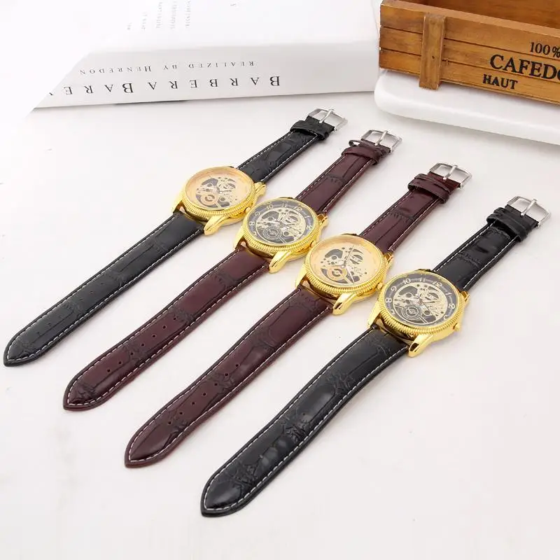 Новый 2016 люксовый бренд кварцевые часы не механические мужские свободного