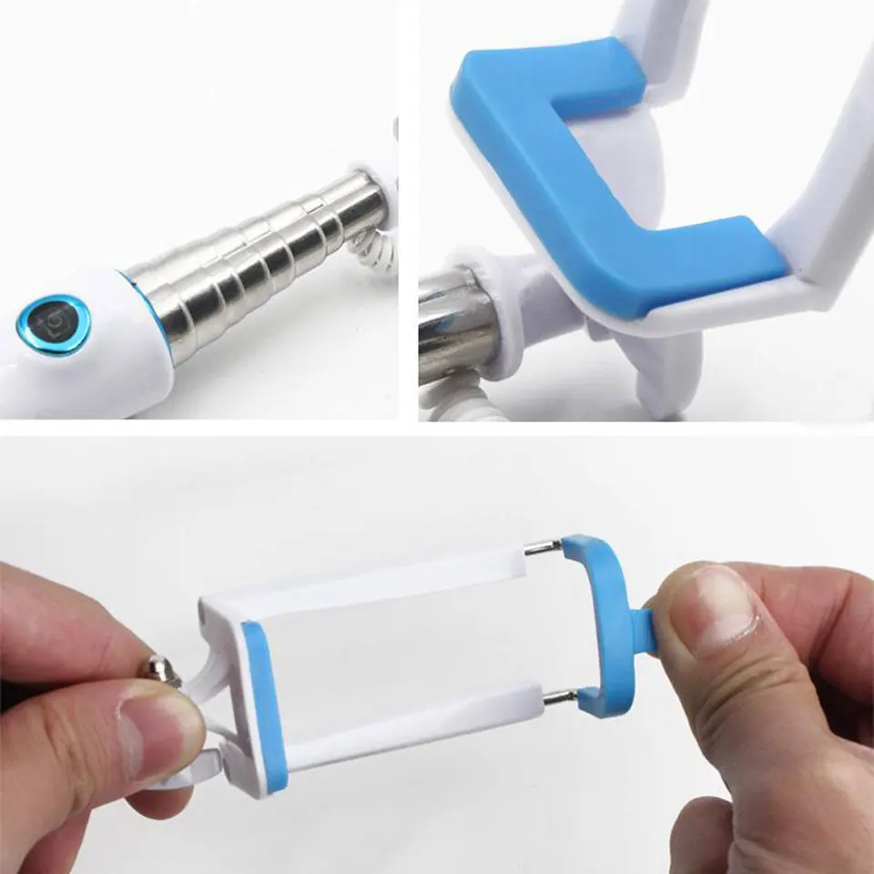 Портативная Проводная селфи палка Mini6S раздвижной мини монопод 13 70 см для