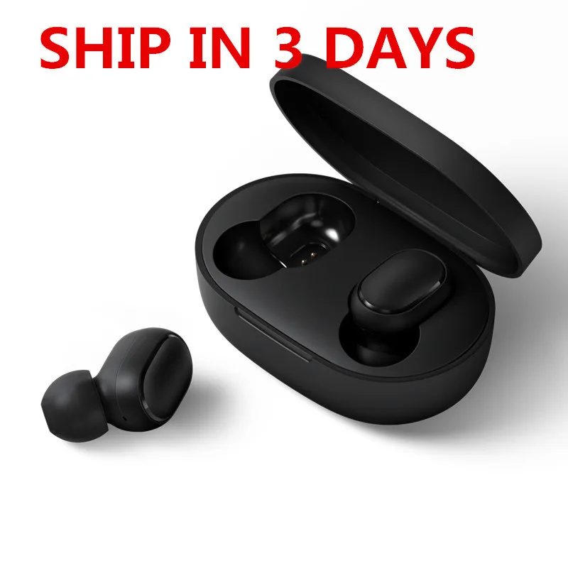 ship in 3 days Xiao mi Red mi Airdots TWS Bluetooth наушники Молодежная версия стерео mi ni Беспроводная bluetooth-гарнитура 5,0 с mi c наушники - Цвет: ship in 3 days
