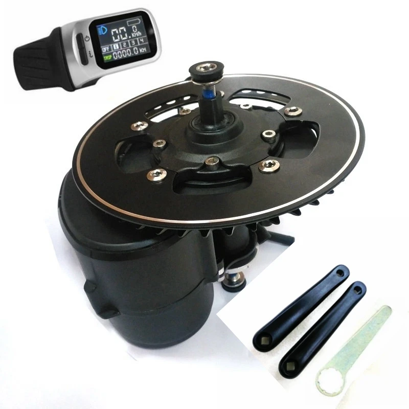 

NEW VERSION TSDZ2 48V/52V 500W 750w Mid Motor DIY ebike Kit, with Torque Sensor 6V front and rear light included Tongsheng