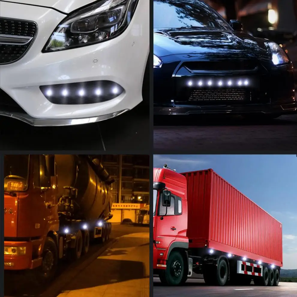 2 шт./лот водонепроницаемый 12 В 15 Вт 6 LED Eagle Eye Автомобильная противотуманная фара