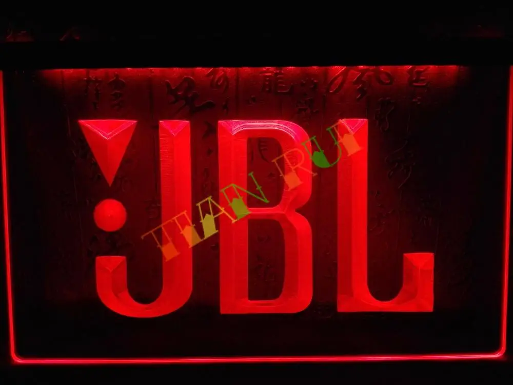 LG075-JBL аудио автомобиля Дисплей бар светодиодный неоновый свет Войти home decor