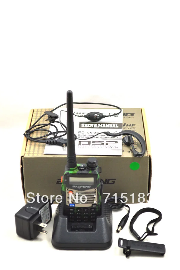 

Портативная рация Baofeng UV-5RA PLUS, 128 каналов, два диапазона, VHF136-174NHz и UHF400-520MHz, двойной дисплей