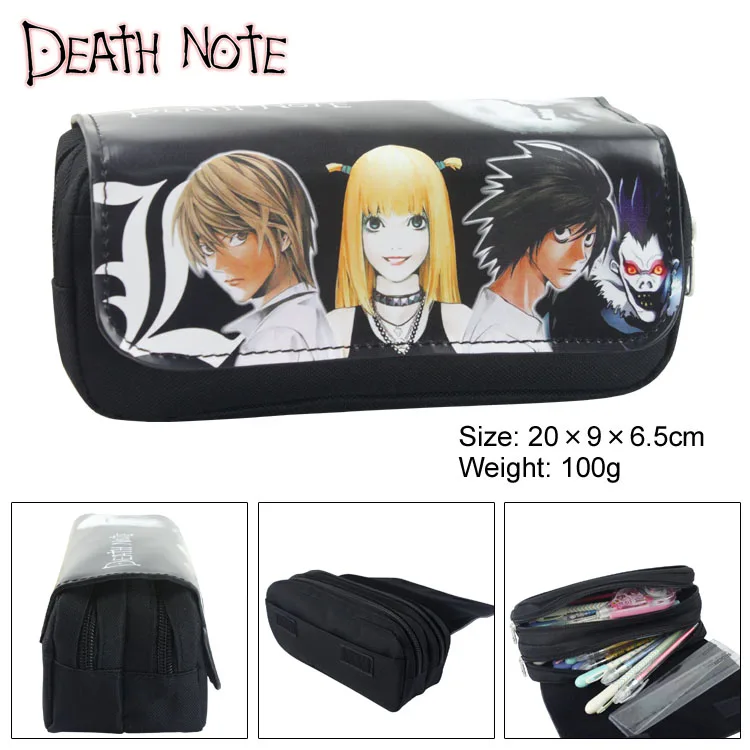 Кошелек книжка Death Note кошелек на молнии из искусственной кожи Длинный для