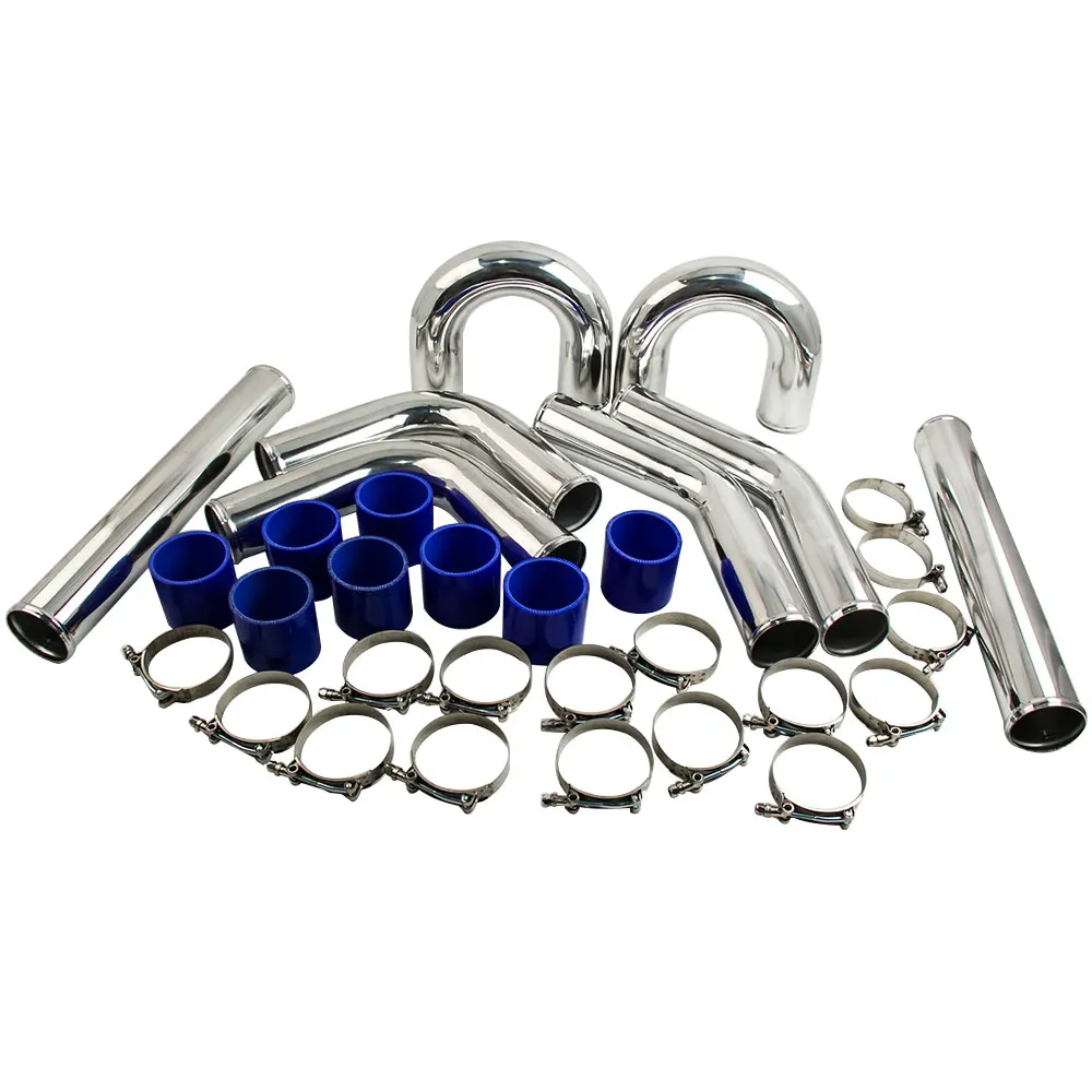 3 дюймовый алюминиевые универсальные для интеркулера Turbo Pipe Kit 500 мм все модели