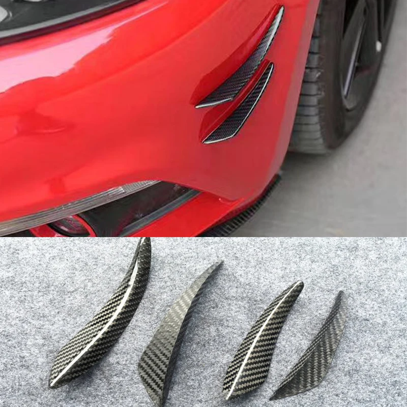 Для BMW M3 M4 E90 E93 F10 4 шт./компл. углеродное волокно отделка переднего вентиляционного