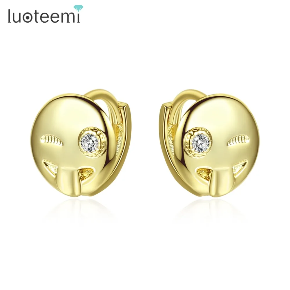 LUOTEEMI Фирменная Новинка уход за кожей лица серьги со шпилькой для женщин