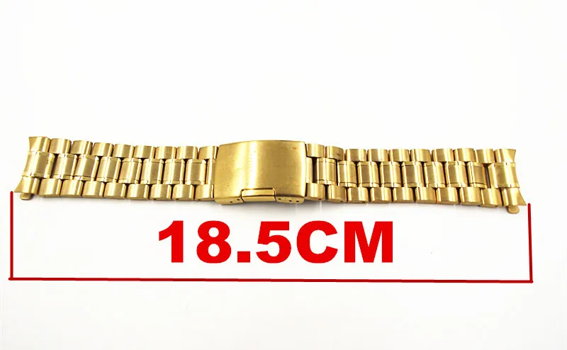 Ремешок из нержавеющей стали для наручных часов изогнутый ремешок 24 мм 4 цвета в