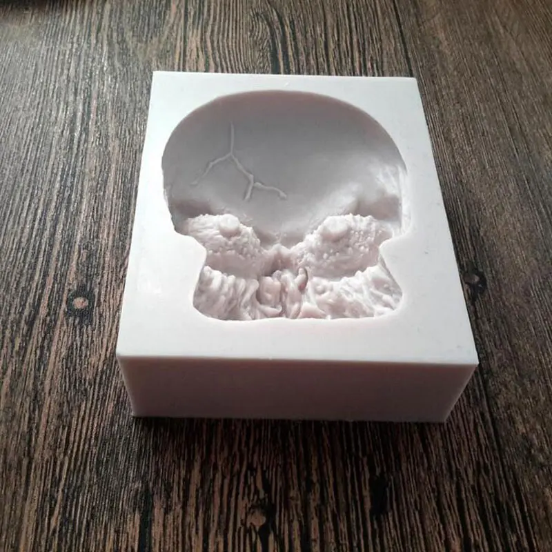 Силиконовая форма в виде черепа для украшения тортов|silicone mold|skull silicone moldgumpaste molds |
