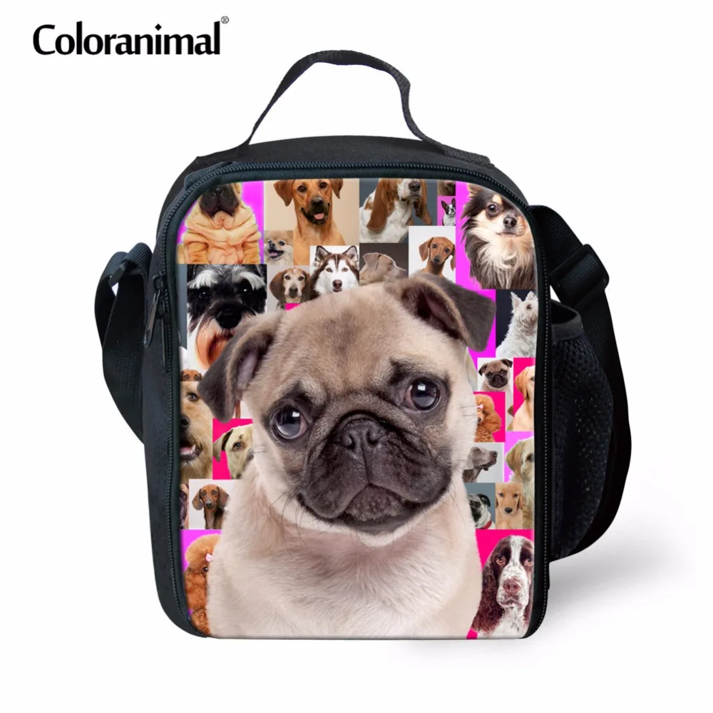 

Coloranimal милый детский школьный мессенджер с принтом собаки термальный Ланчбокс изолированный детский термальный чехол для обеда многоразов...