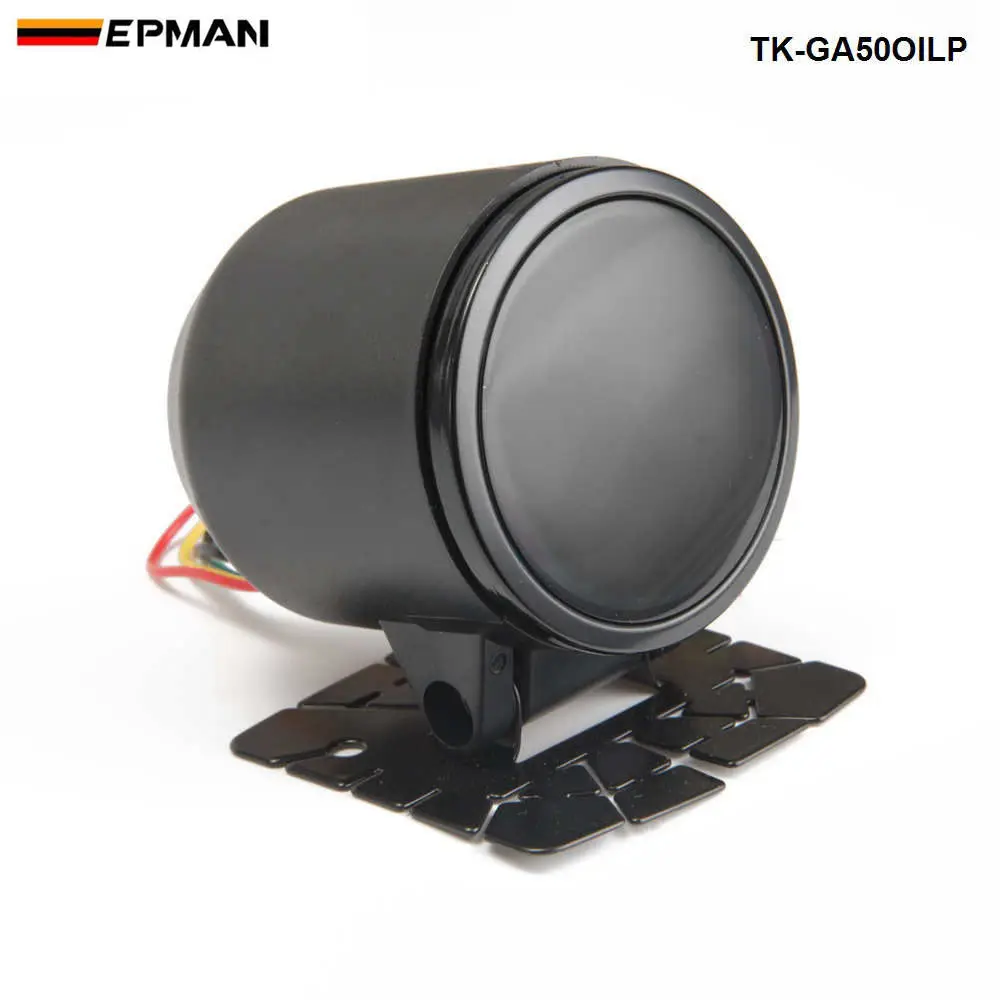 Новинка 2015 EPman racing 52 мм дымчатый светодиодный измеритель давления масла Psi/bar с