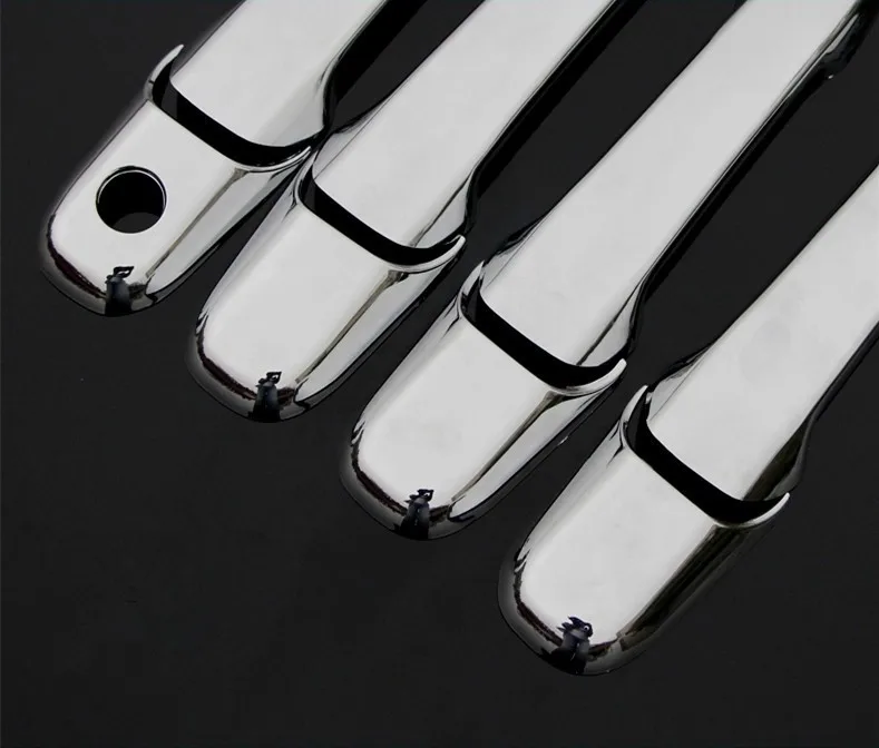FUNDUOO для Ford Ranger Everest 2006 2007 2008 2009 2010 2011 Chrome автомобилей дверные ручки крышки отделка Стикеры