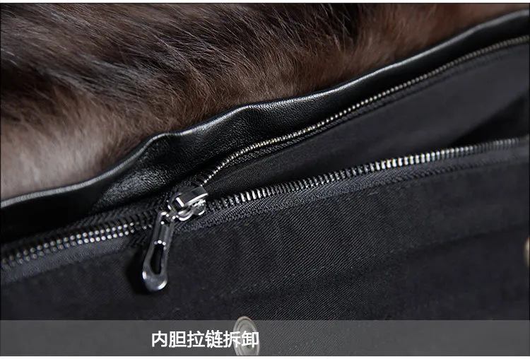 Deri Ceket Women Winter Large Natural Real Fox Fur Cuff& Liner Thick Warm Silver Jacket Coast Female Waterproof Loose Parkas