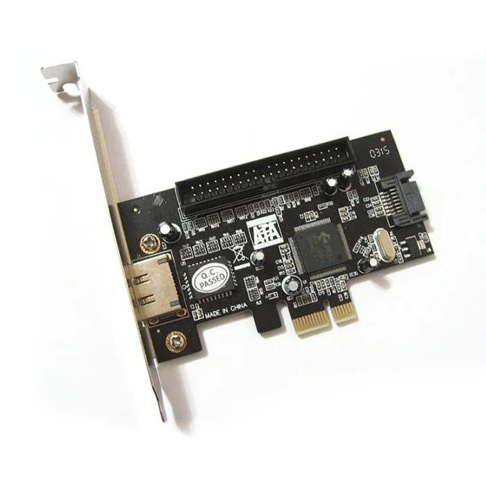 Новая карта контроллера PCI e Express IDE SATA eSATA внутренний внешний адаптер